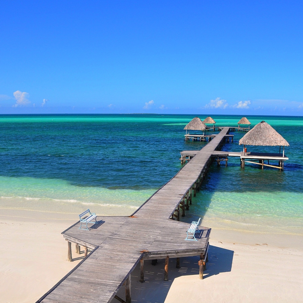 Причал на курорте Кайо Гильермо, Куба