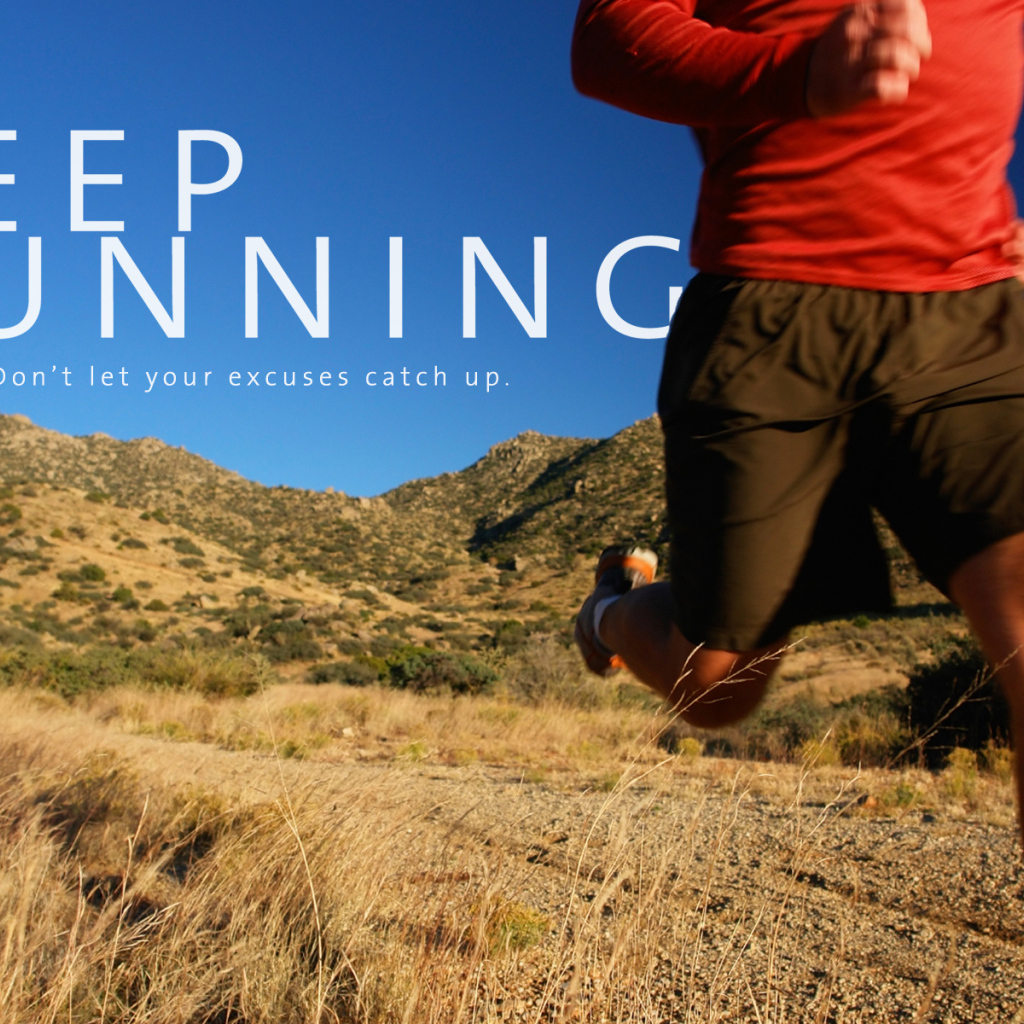 Занимайся бегом и спортом