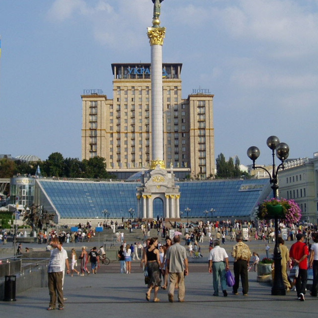 Киев в будние дни