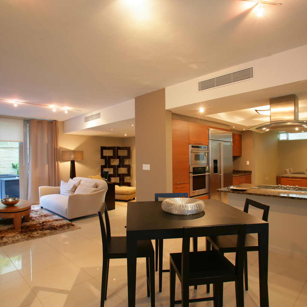 Подсветка в столовой