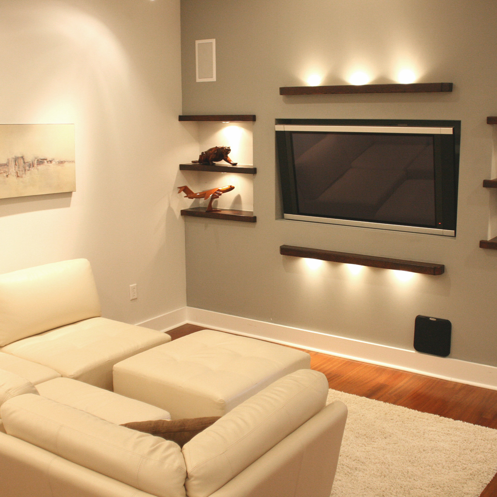 Подсветка в гостиной