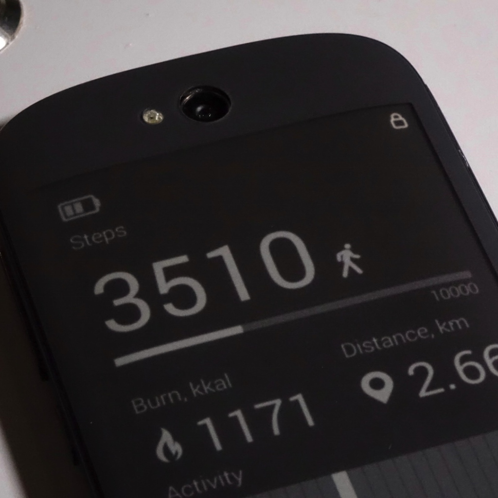 Измерение пройденного пути в YotaPhone 2