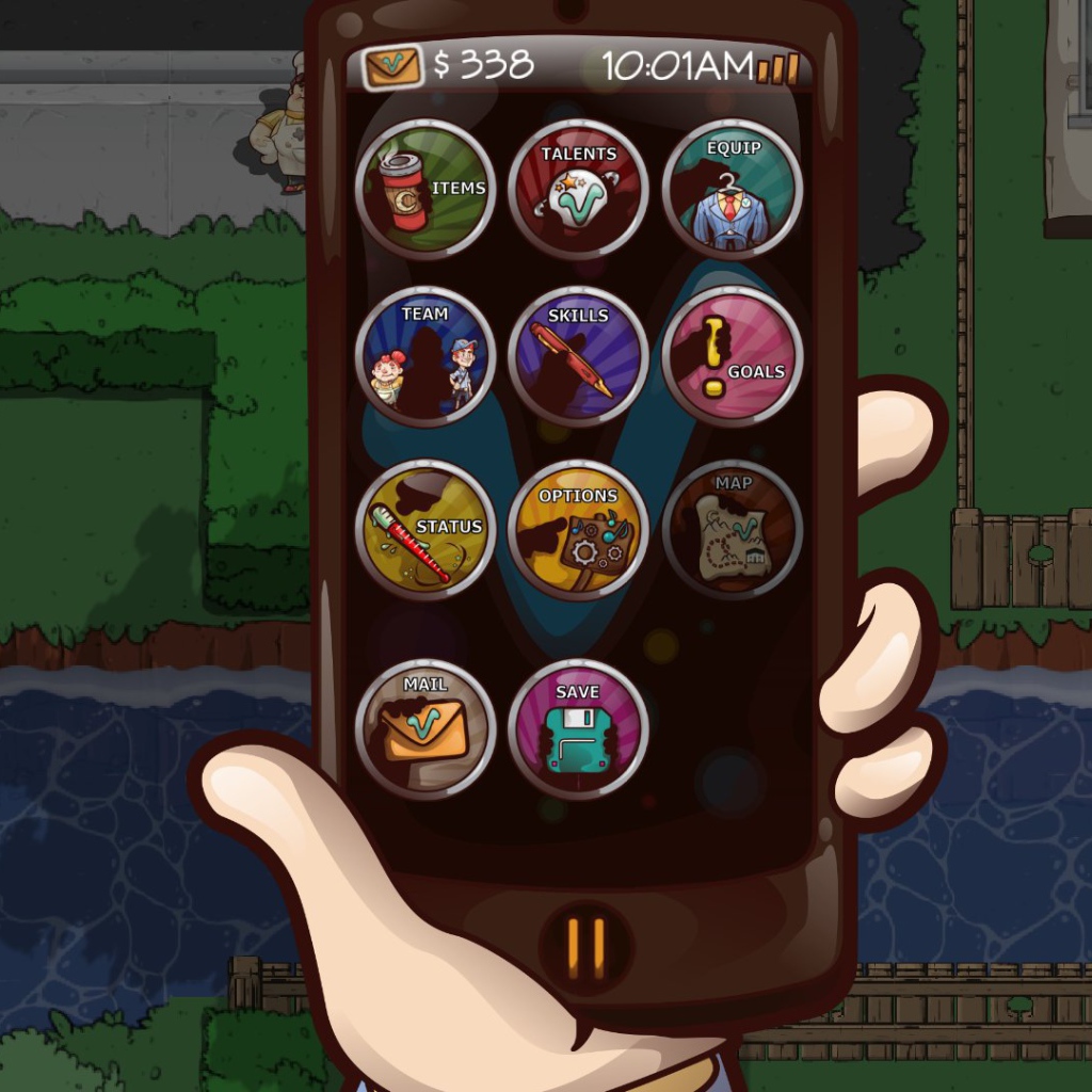 Меню в новой игре Citizens of Earth