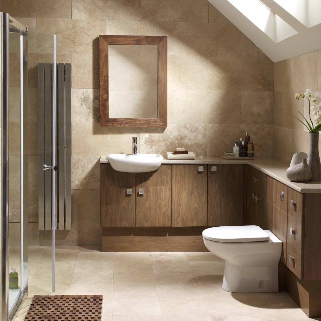 Минимализм в оформлении ванной