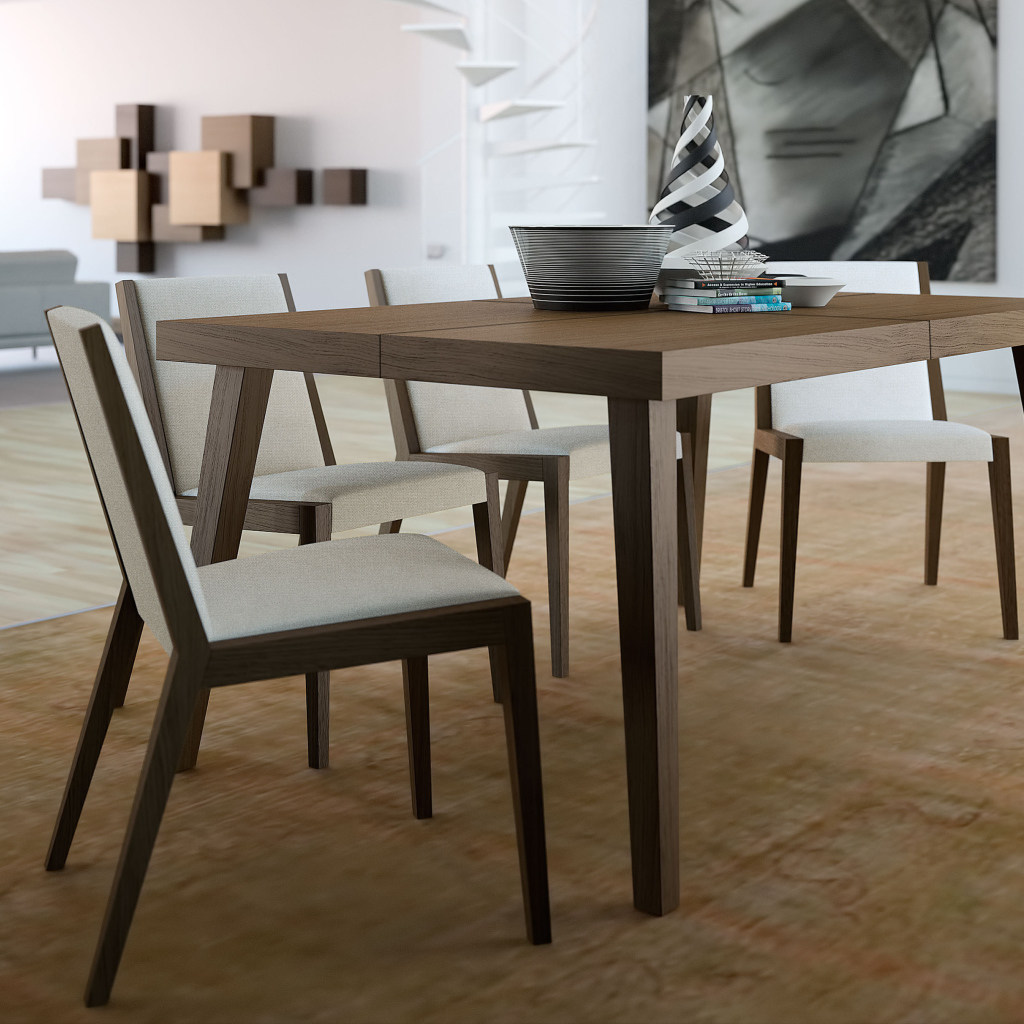 Аккуратная мебель в столовой