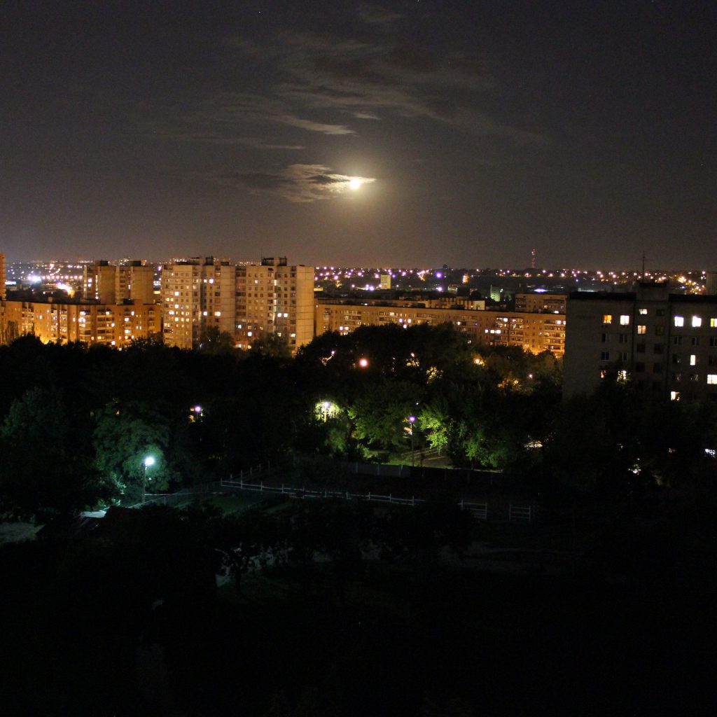 Ночной Харьков