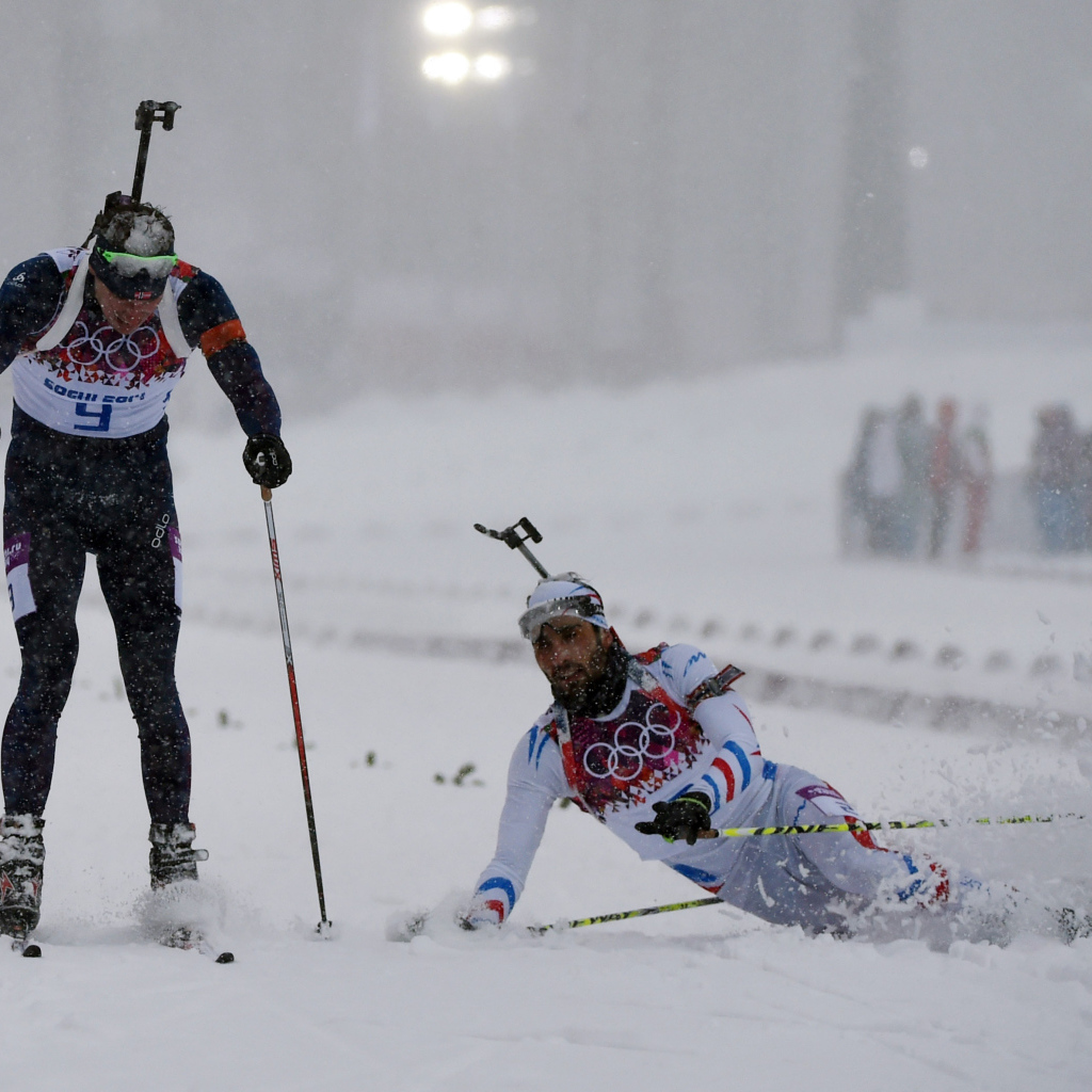 Норвежский биатлонист  Эмиль Хегле Свендсен обладатель золотой медали