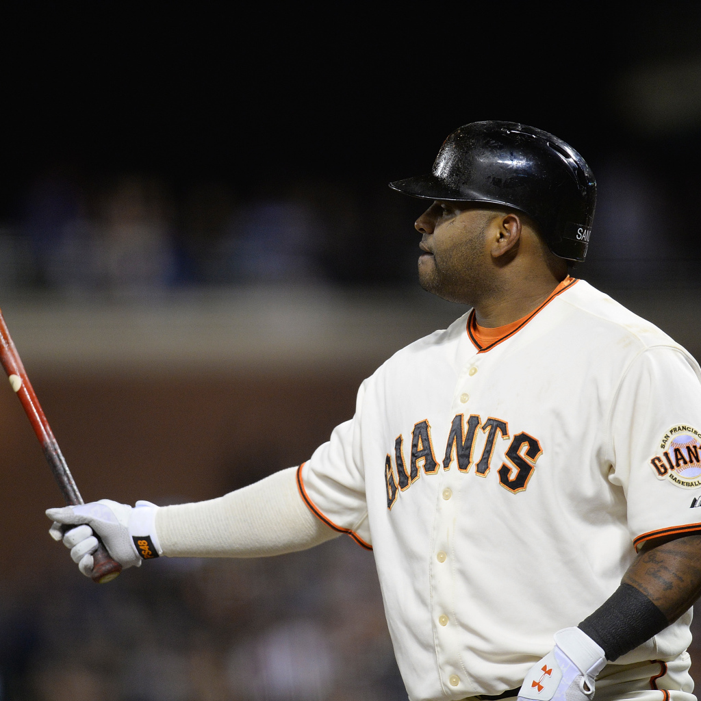 Пабло Сандовал хорошо играет в бейсбол