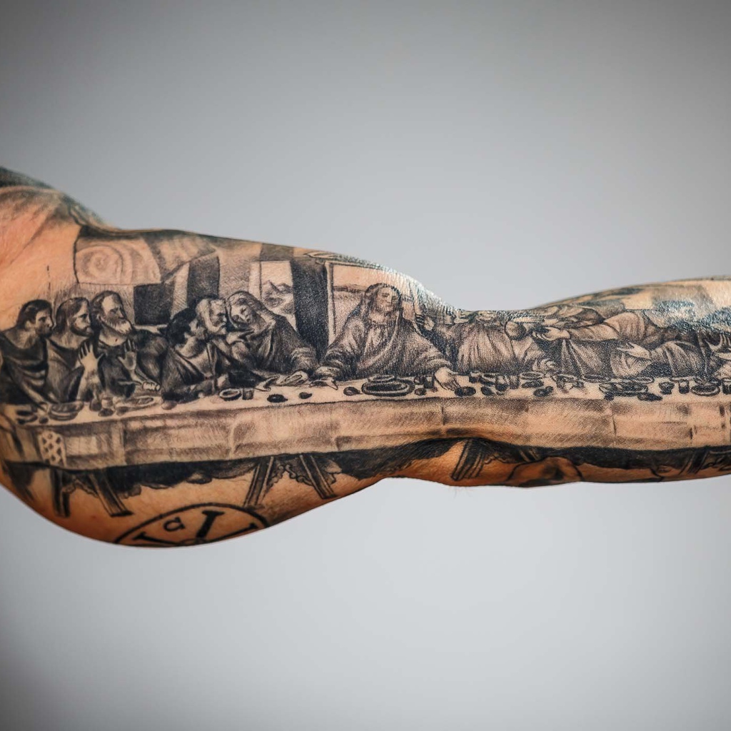 Картина тату на руке