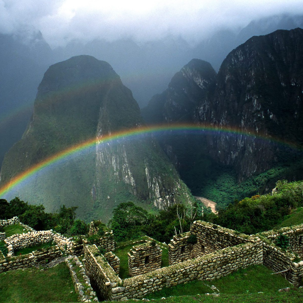 Rainbow in mountains of Panama