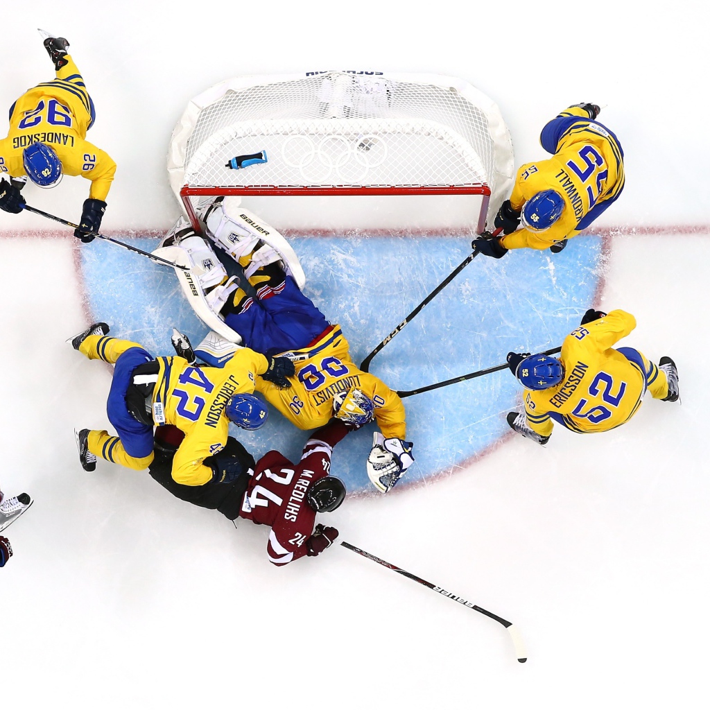 Сочи Хоккей Швеция серебряная медаль