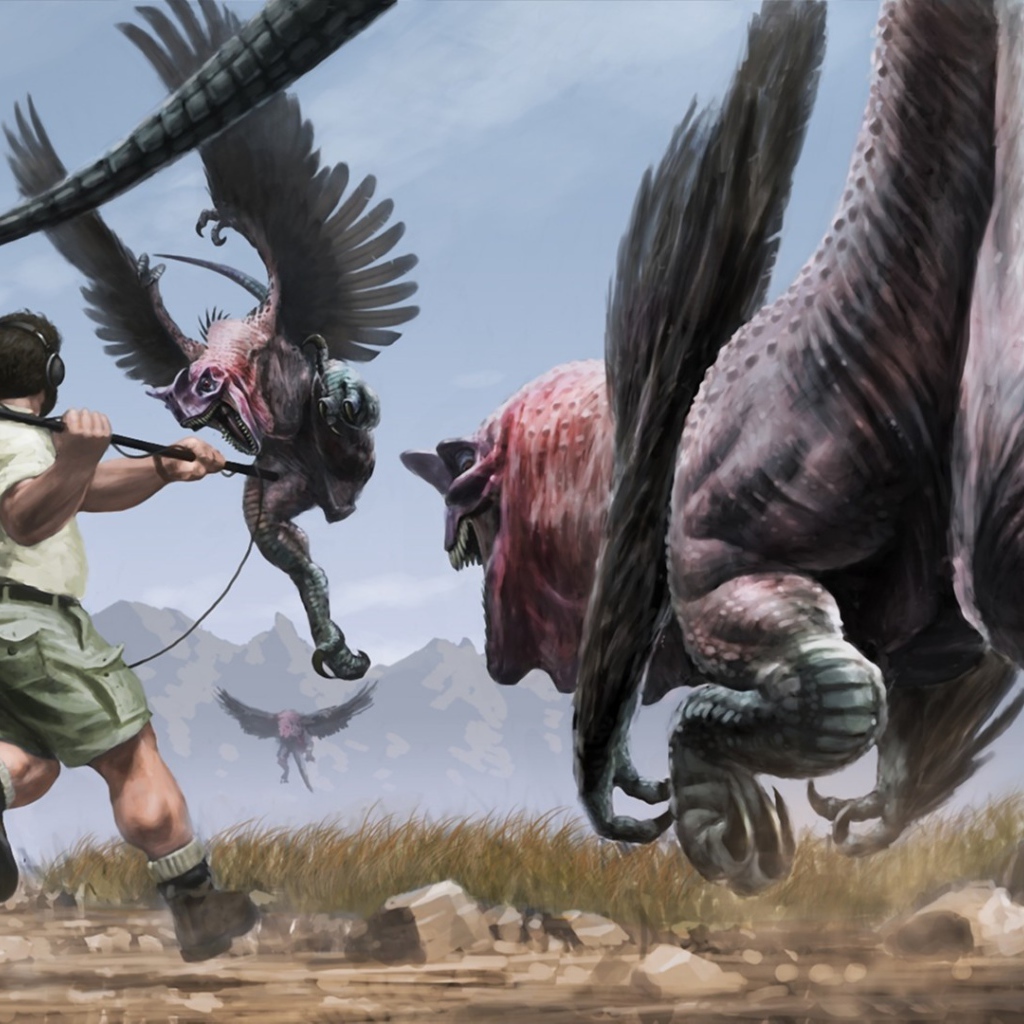 Звукооператор охотится за динозаврами