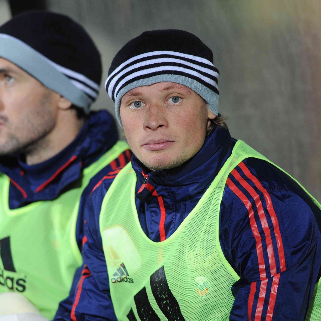 Защитник Спартака Евгений Макеев