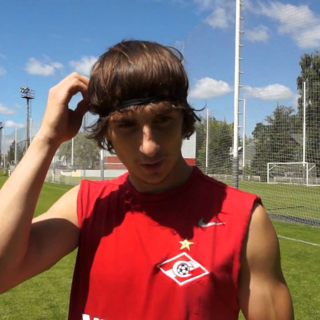 Нападающий Спартака Павел Яковлев