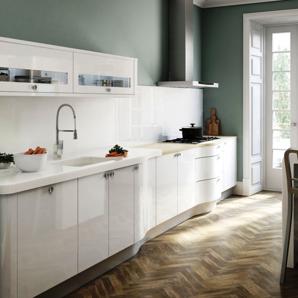 Строгий дизайн кухни