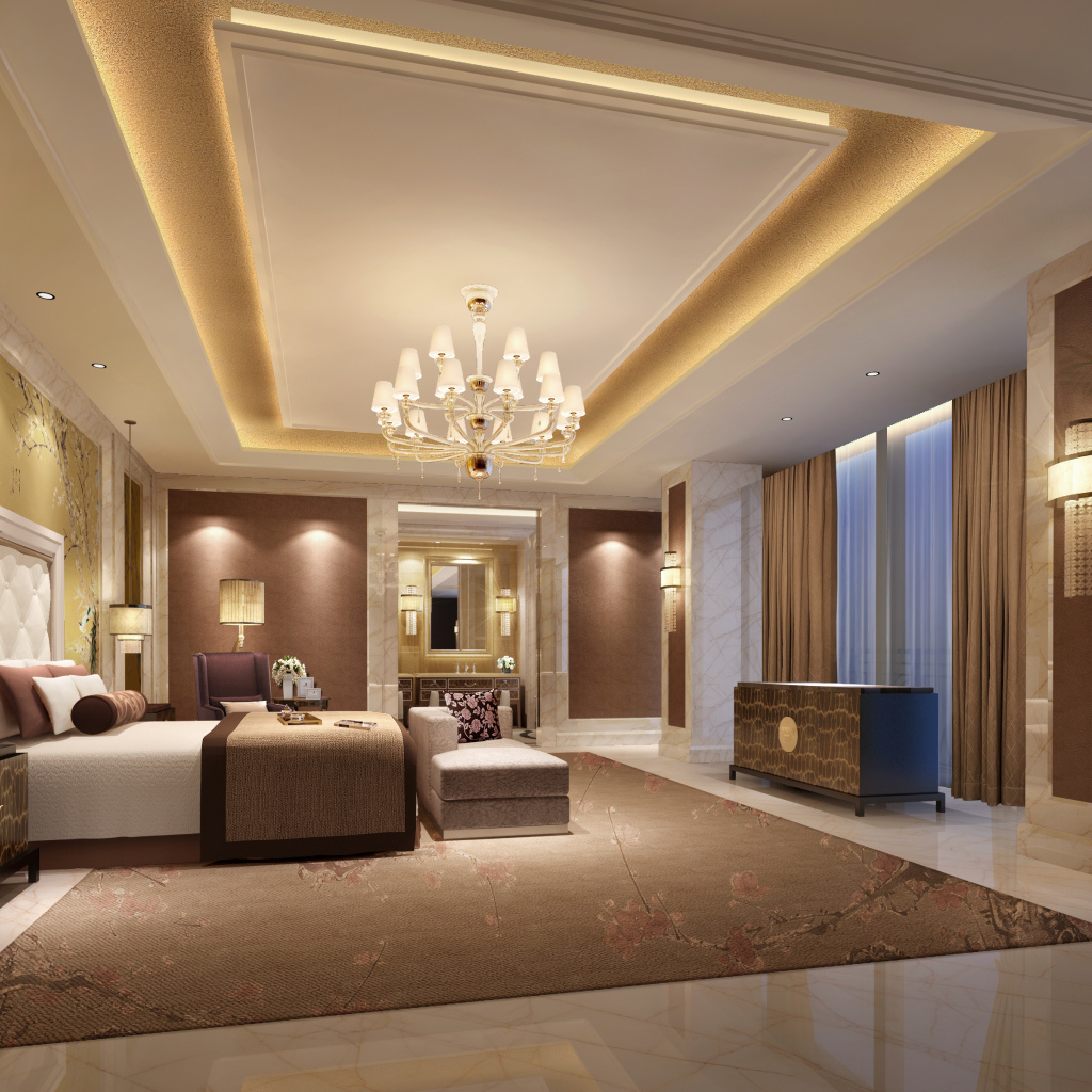 Спальня в стиле люкс