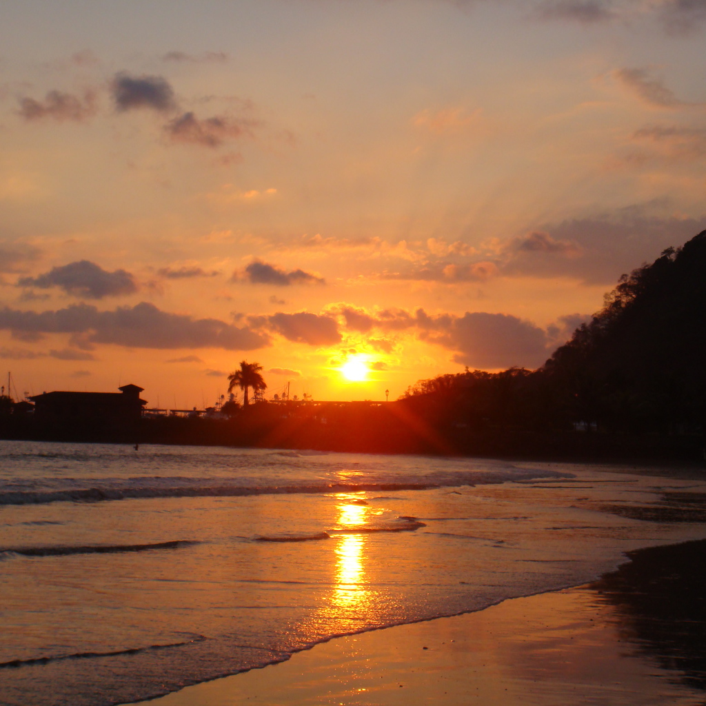 Закат на Коста-Рика