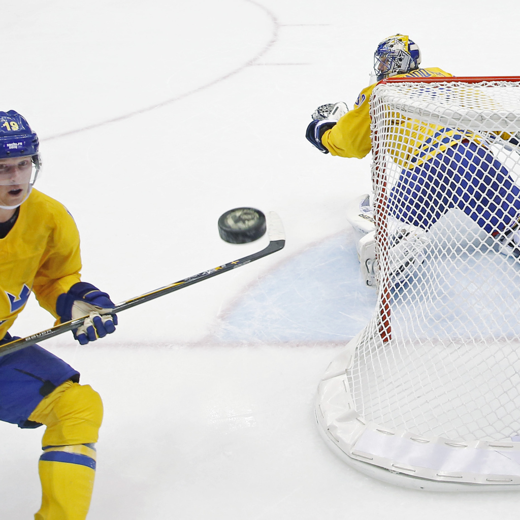 Шведские хоккеисты на олимпиаде в Сочи