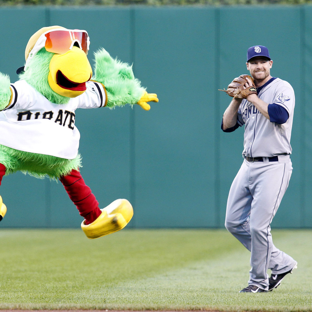 Символ бейсбольной команды с игроком