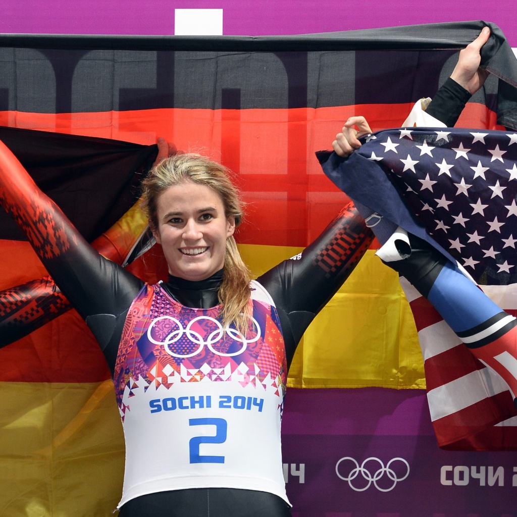 Tatiana Hüfner sanochnitsa German silver medal winner in Sochi