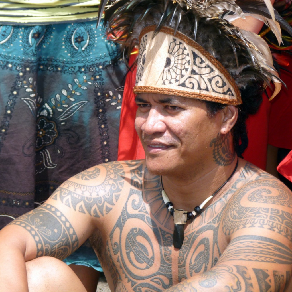 Татуировки полинезийского вождя