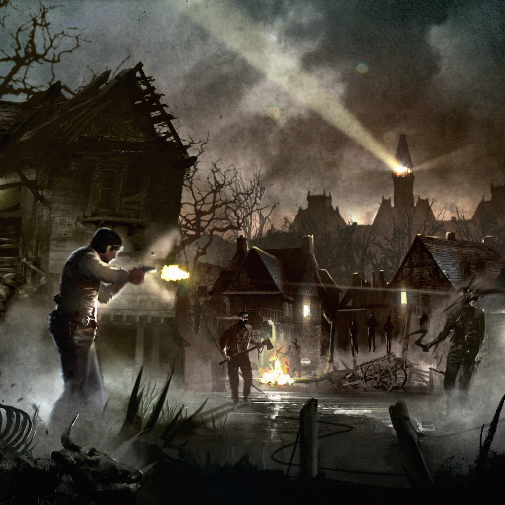 The battle in the game The evil within