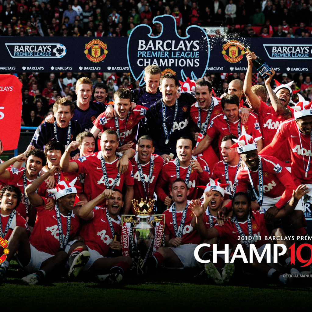 Любимая команда Англии Манчестер Юнайтед