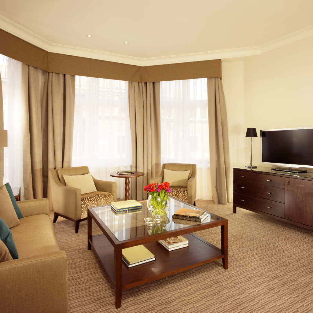 Овальная форма гостиной