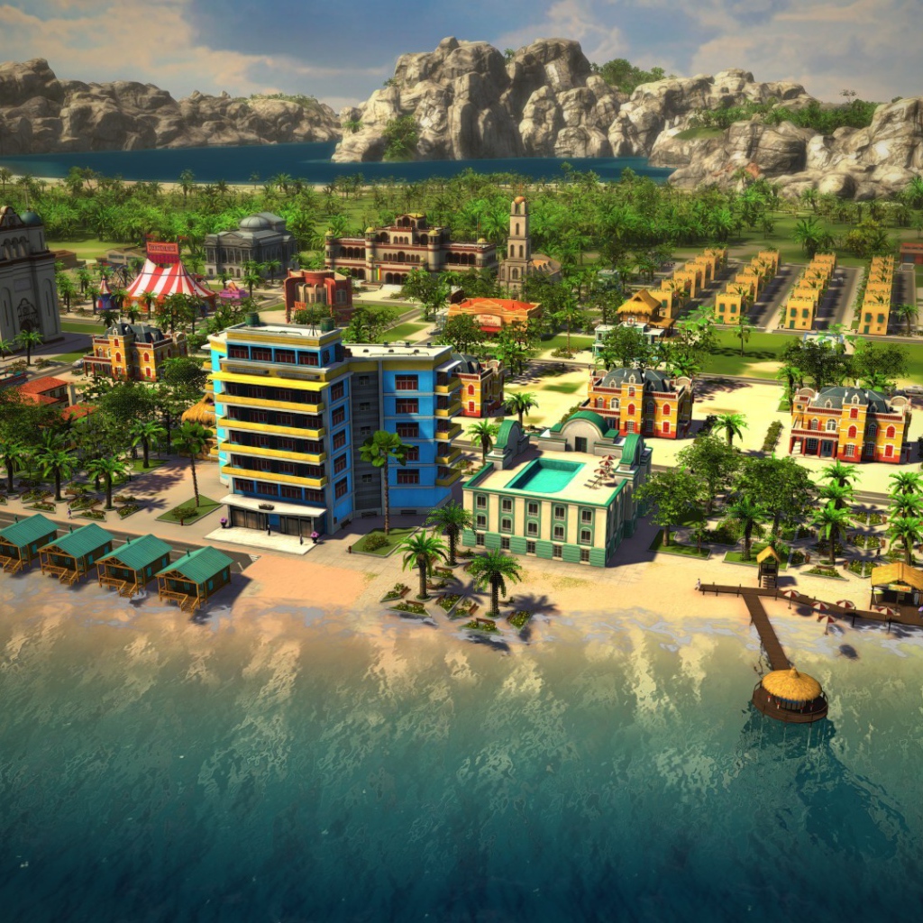 Вид в игре Tropico 5