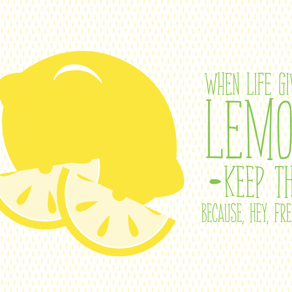 Когда жизнь подкидывает лимон - радуйся бесплатным лимонам