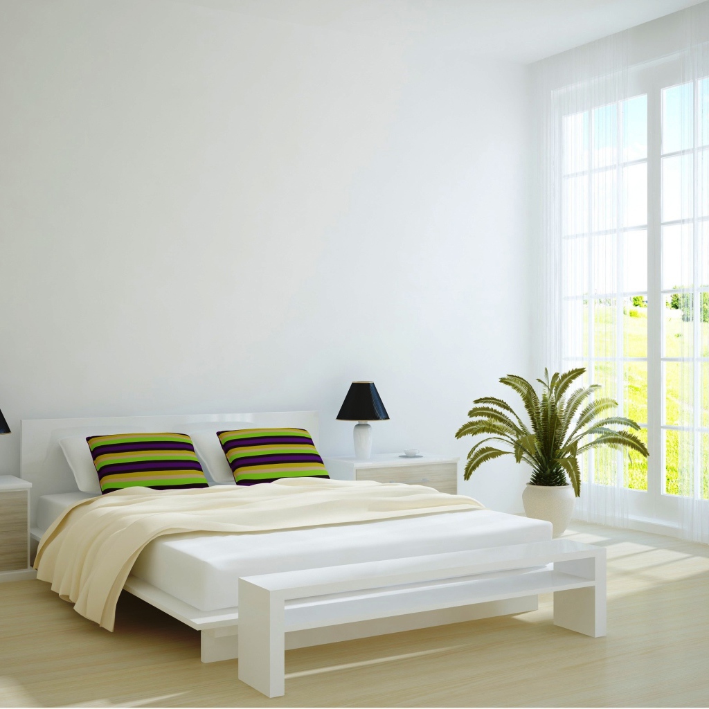 Белый стиль для спальни