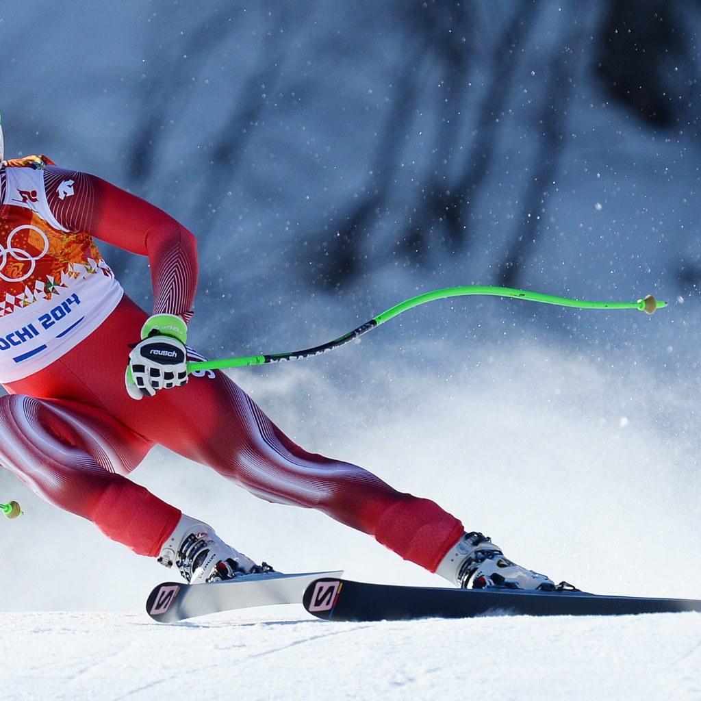 Winner of the silver medal in the discipline of skiing Ivica Kostelic of Croatia