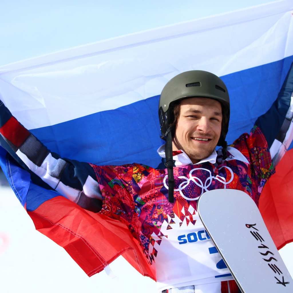 Обладатель двух золотых медалей в дисциплине сноуборд Вик Уайлд на олимпиаде в Сочи