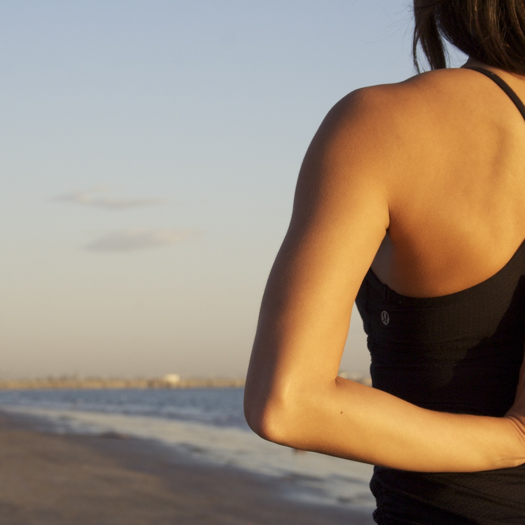 Йога на пляже