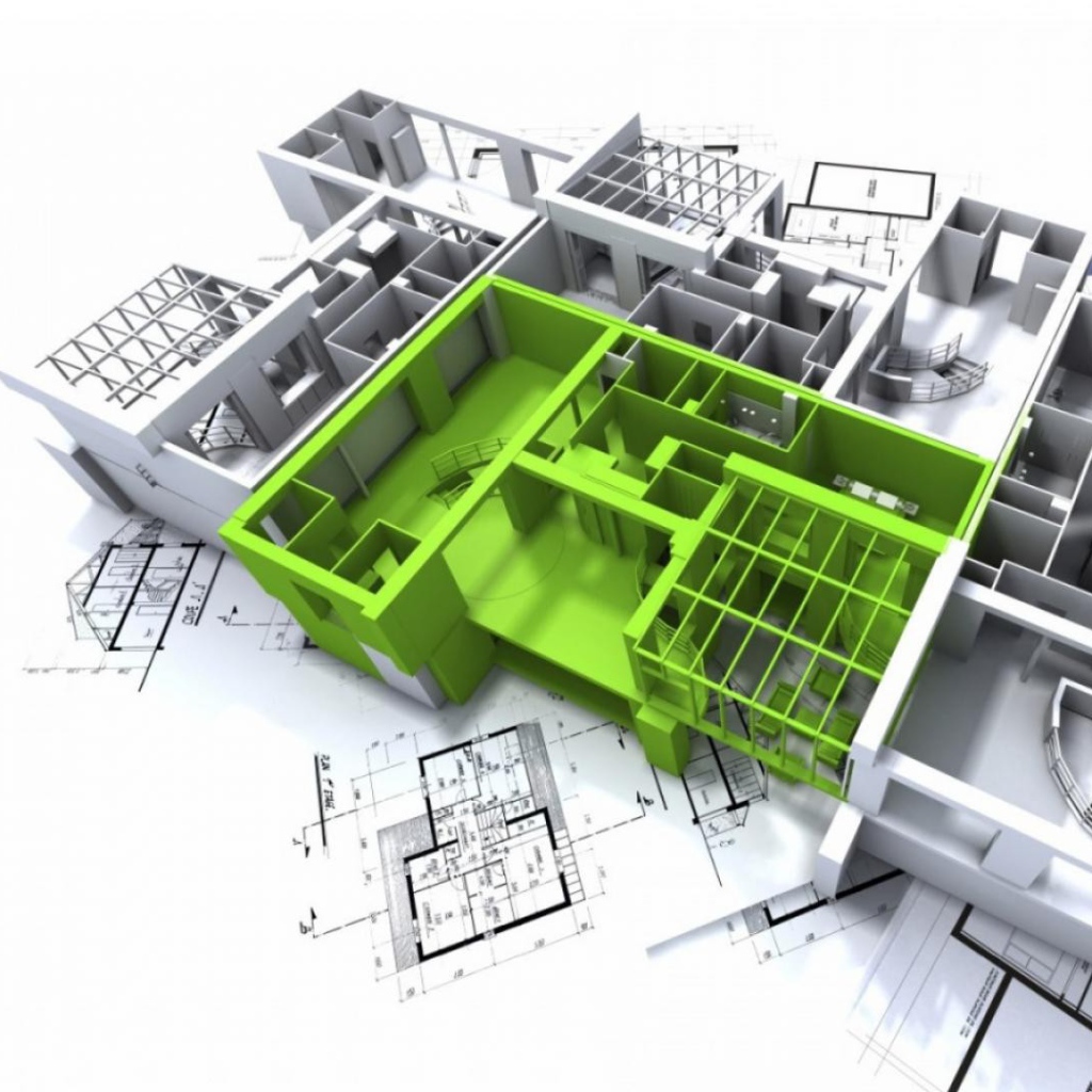 3Д модель дома