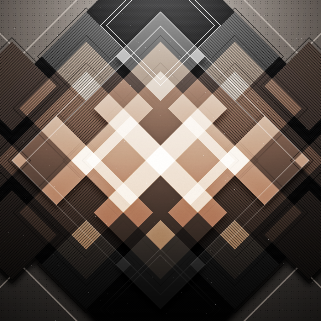 Абстрактные коричневые квадраты