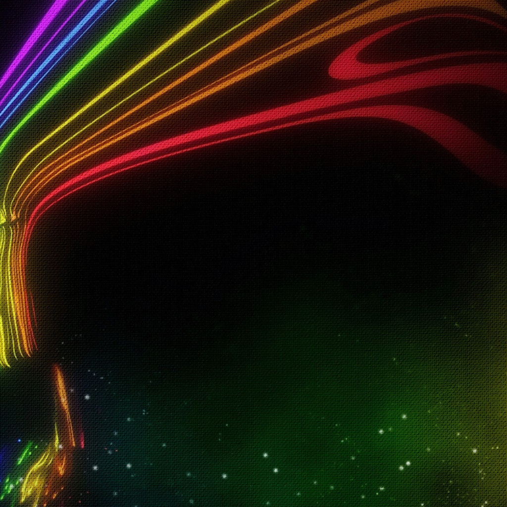 Абстрактное радужное лицо