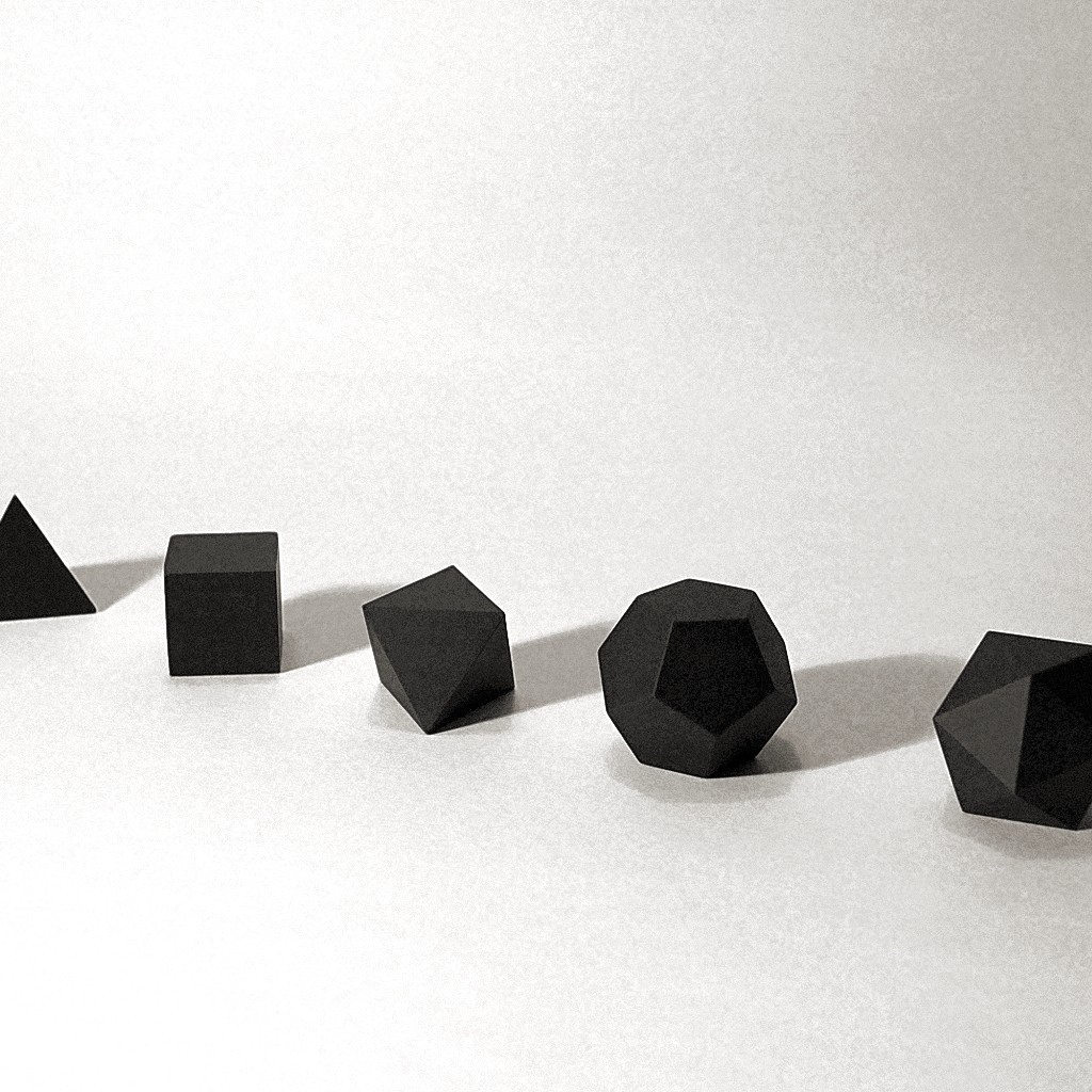 Черные геометрические фигуры
