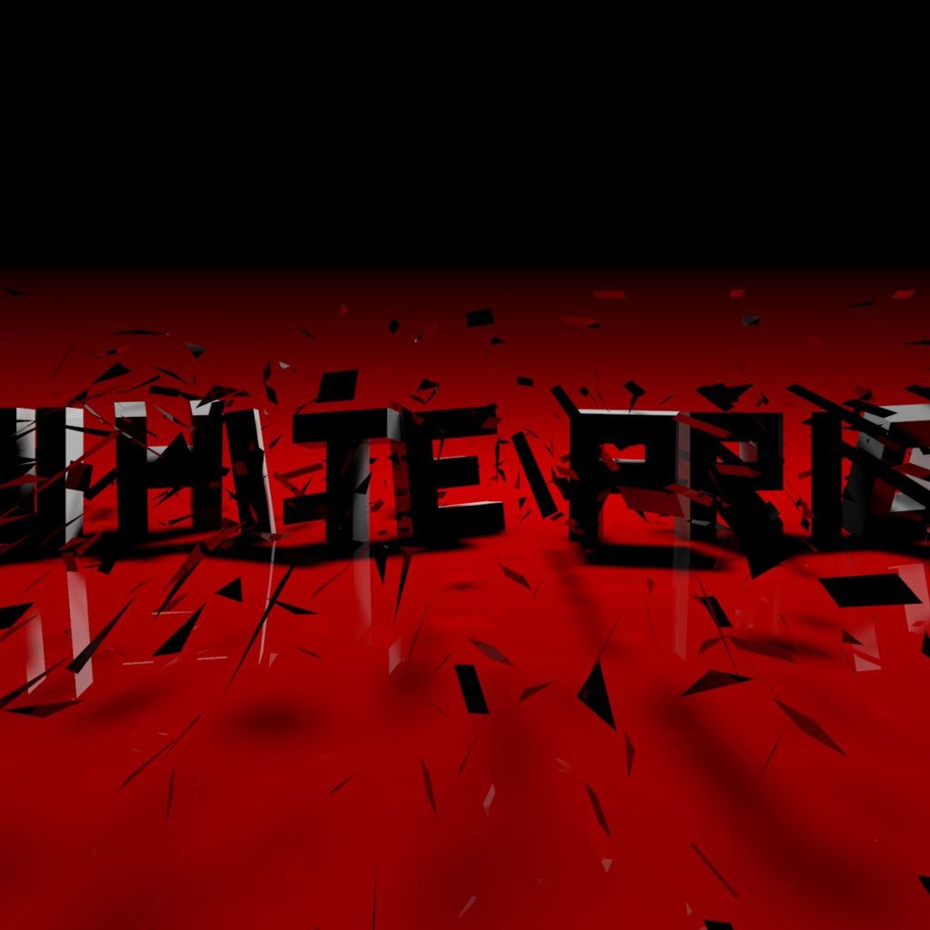 Черные буквы, 3Д модель