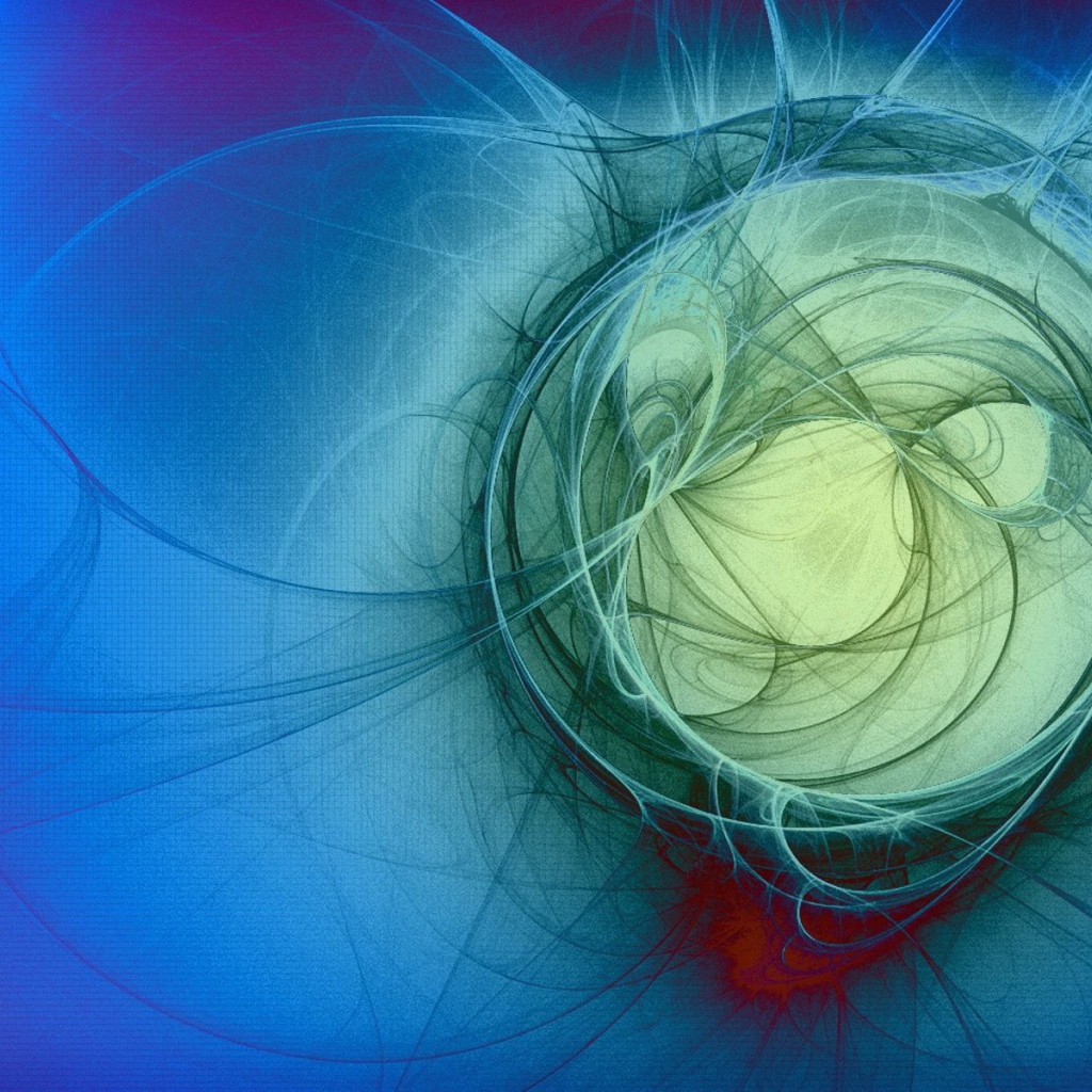 Круг абстрактных линий