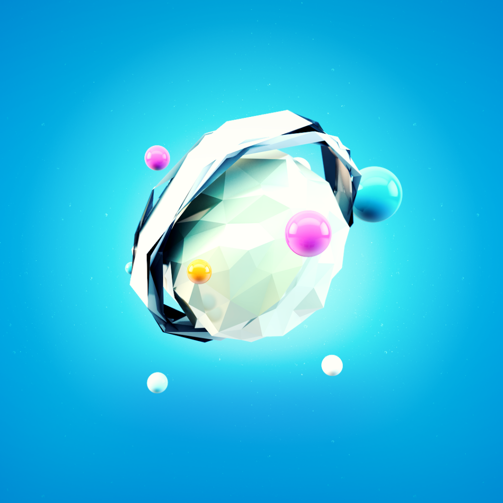 Кристалл в оправе 3Д