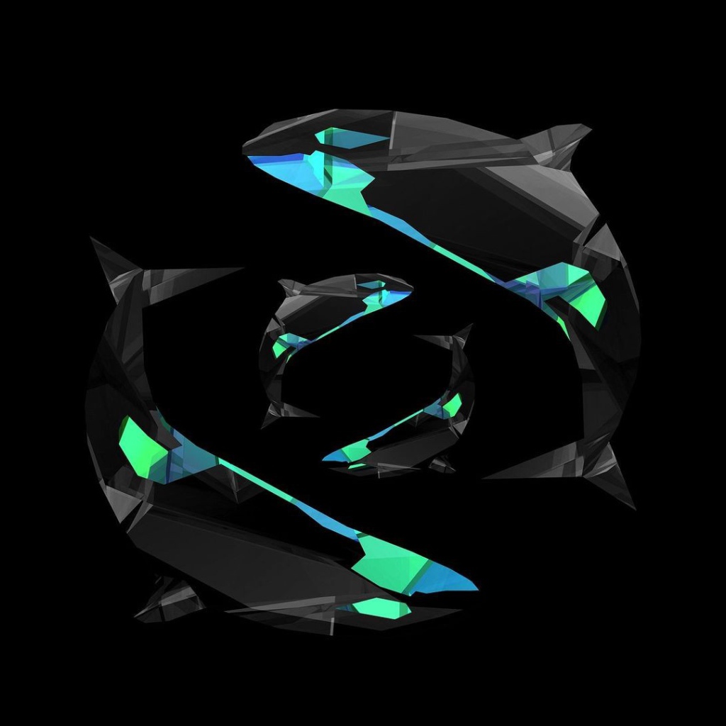 Дельфины, 3-Д графика