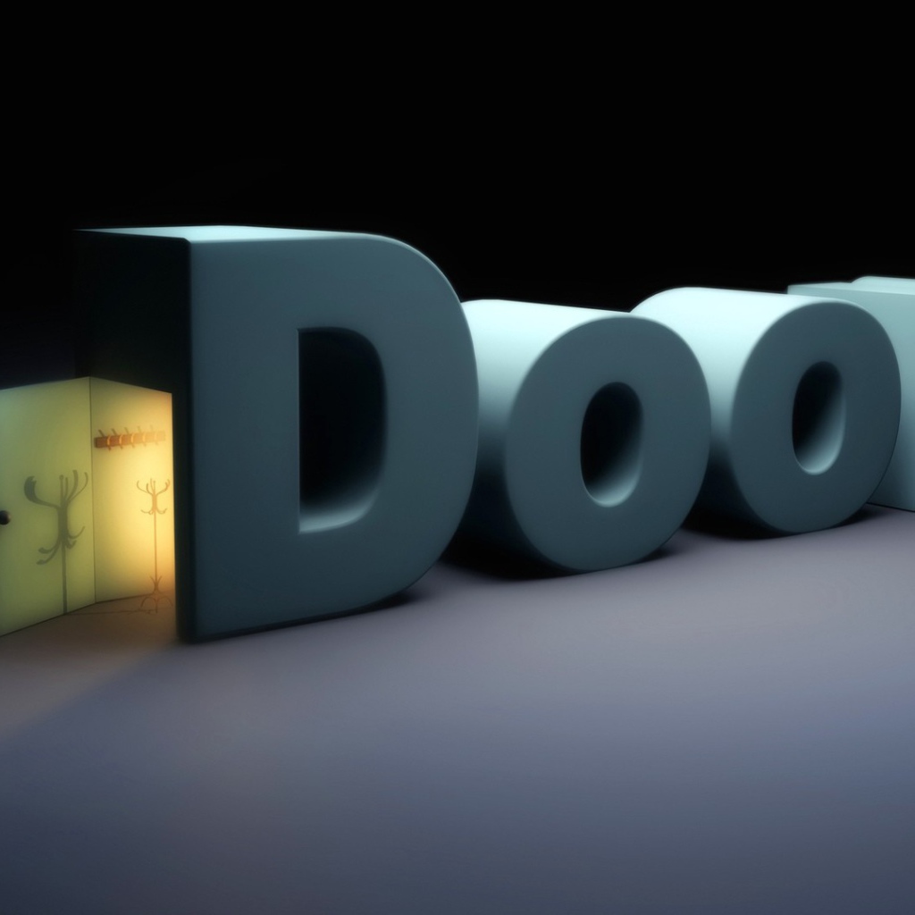 Двери, 3Д графика