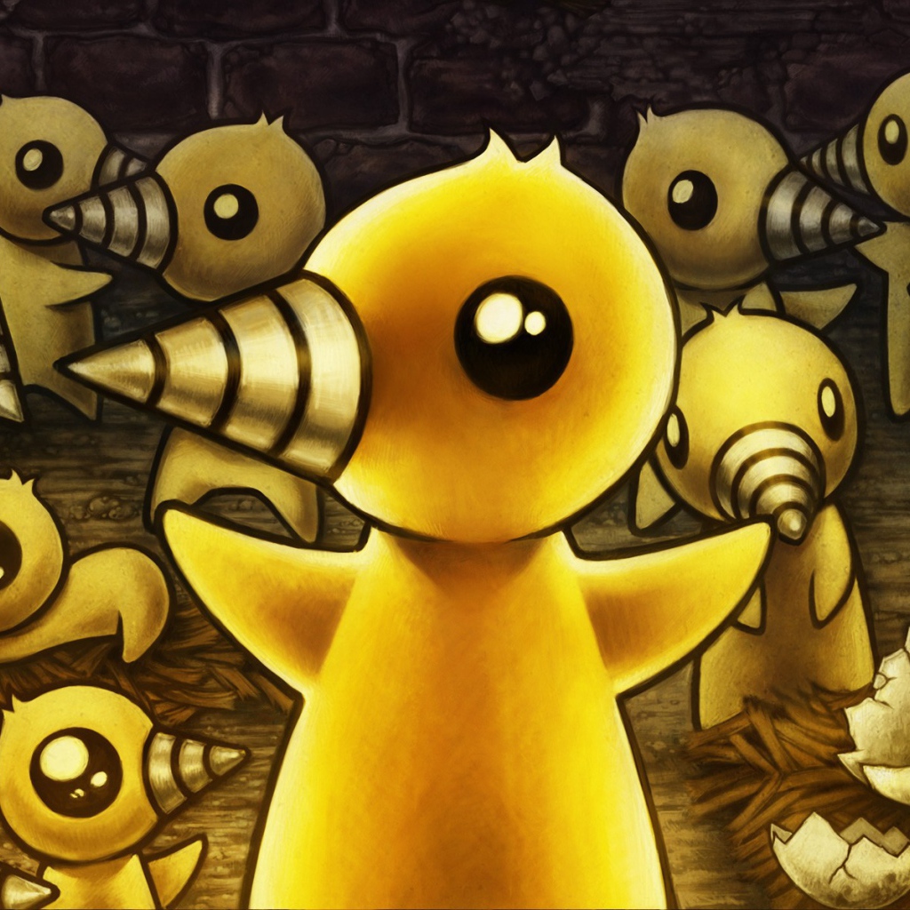 Утята с конусообразными клювами