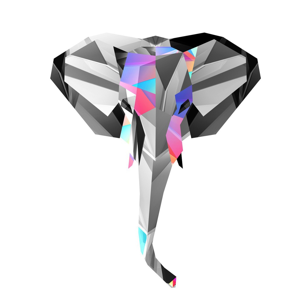 Слон, 3-Д графика