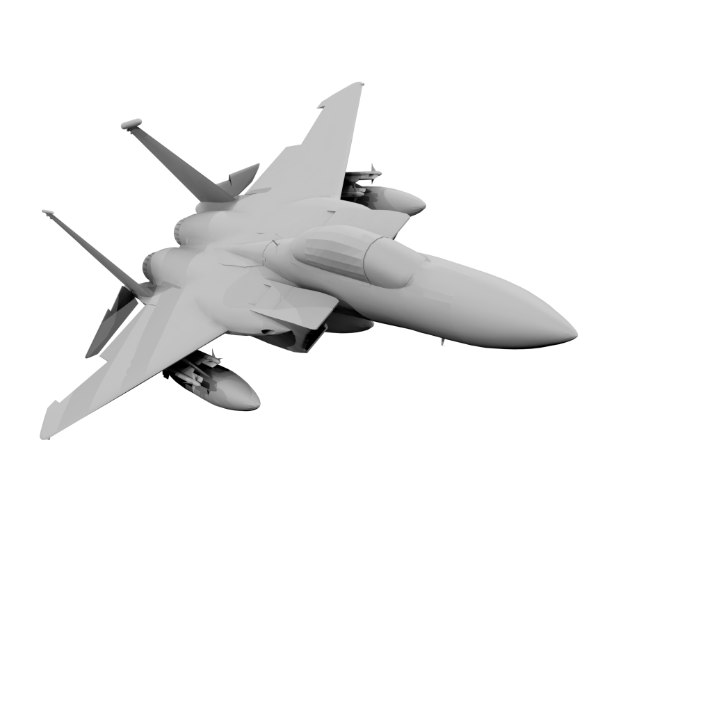 Истребитель, 3Д модель