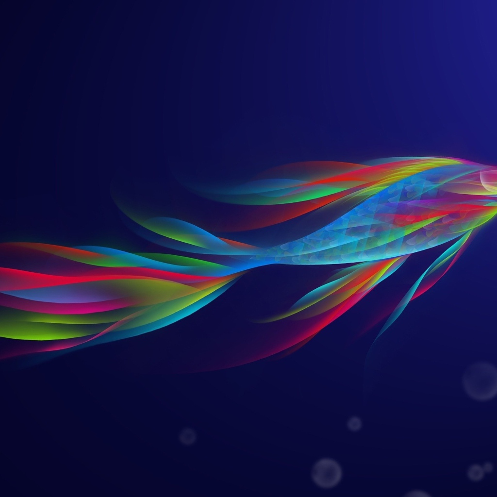 Рыбка в воде, 3Д графика