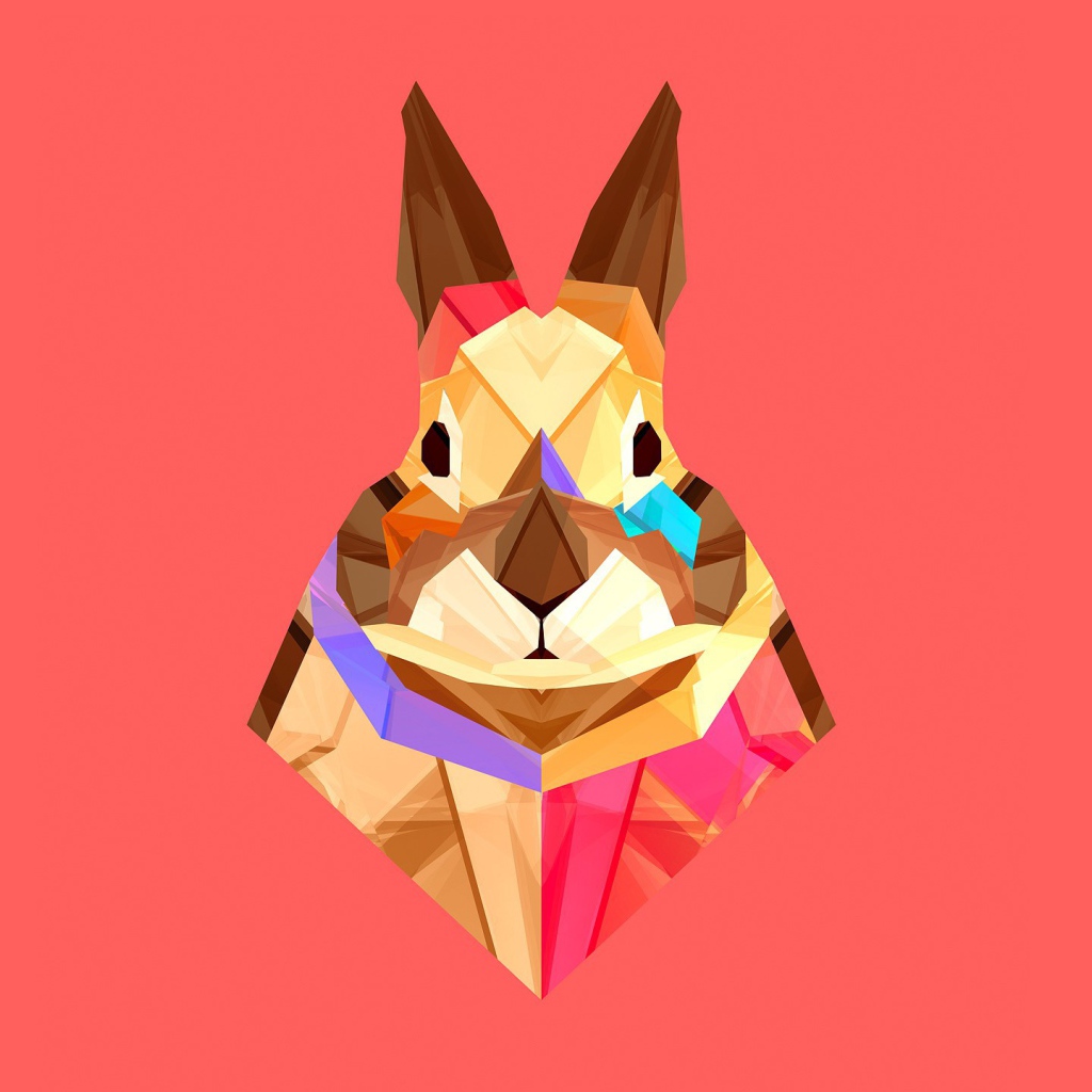 Заяц, 3-Д графика