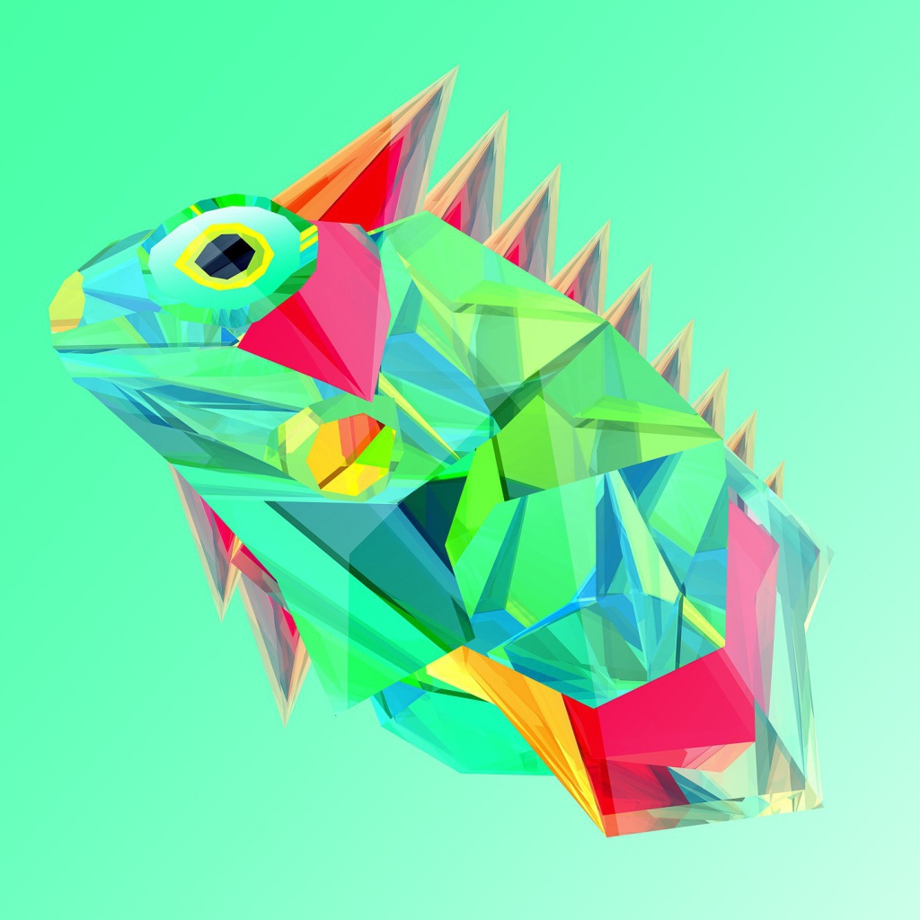 Игуана, 3-Д графика