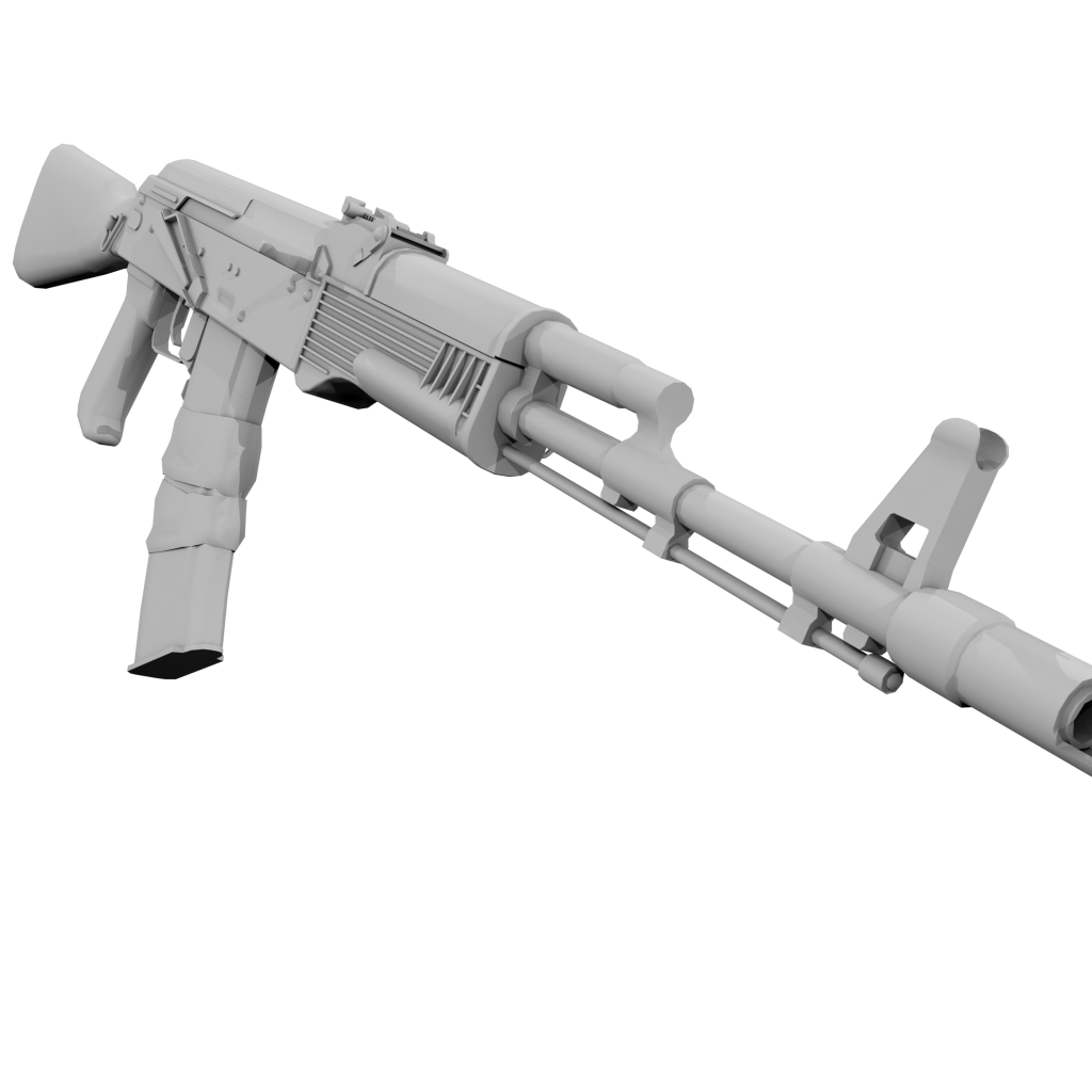 Модель оружия, 3-Д графика